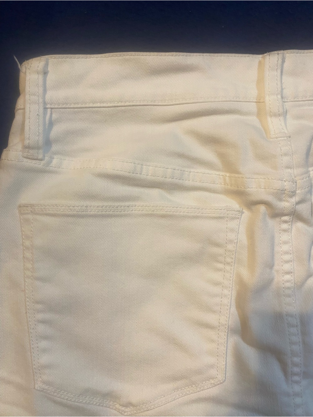 J. Crew White Denim Mini Skirt with Raw Hem - Picture 11 of 12